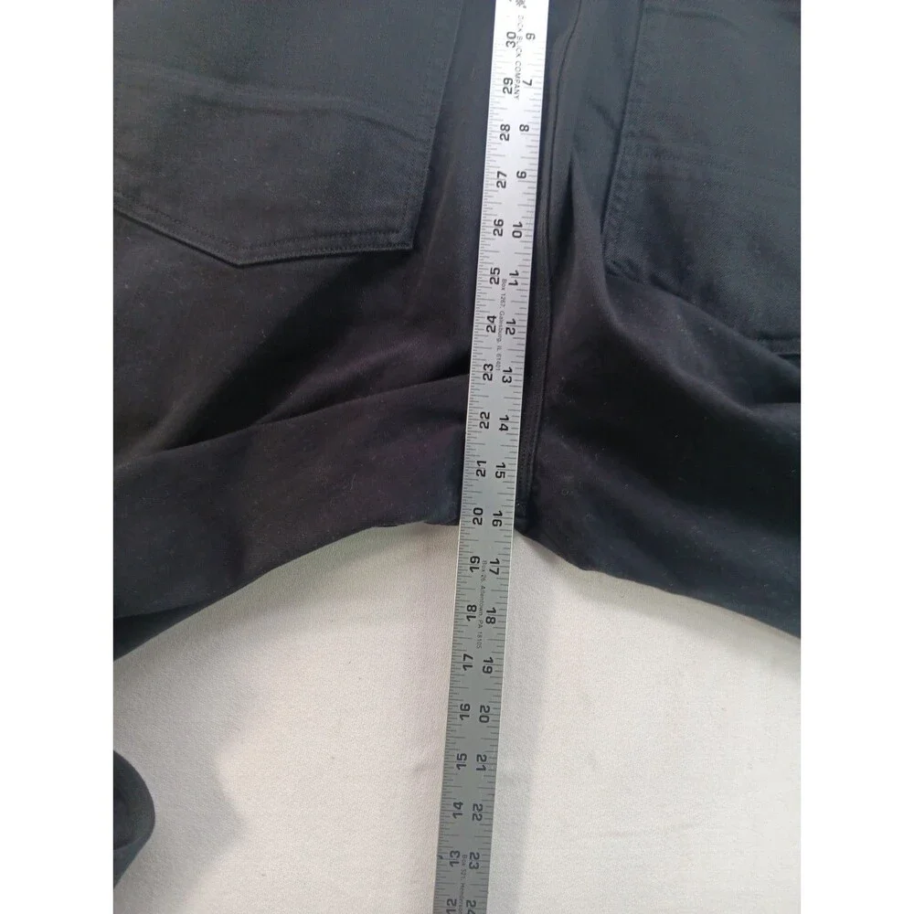 Duluth Trading Ballroom Double Flex Pants Mens 38x30 Black Stretch Relaxed Work